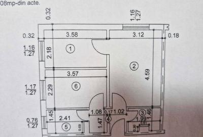 Apartament cu 3 camere semidecomandat în Vest - 2
