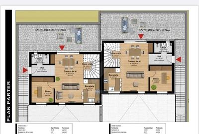 Duplex 3 niveluri, 150 mp, S+P+1E,  liniste, aer curat, Tauti, Floresti - 7