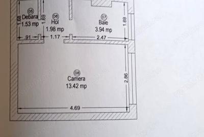 Apartament cu 2 camere semidecomandat în Medicină