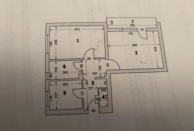 Apartament cu 2 camere decomandat în Calea București