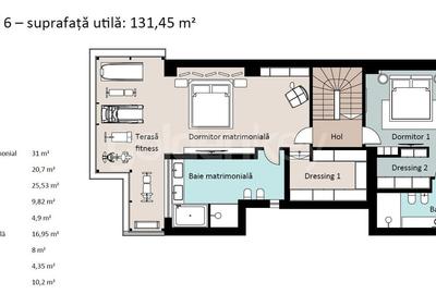 Penthouse duplex cu 4 camere | vedere panoramica | garaj si vinoteca - 26