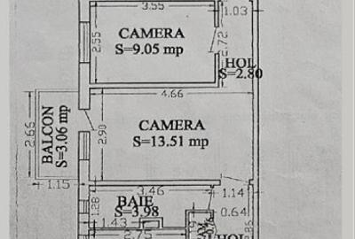 Km 4-5, apartament 3 camere, etaj 1, gaze, vanzari Constanta - 3