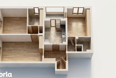 Apartament cu 3 camere semidecomandat, mobilat în Pantelimon - 6