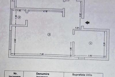 Apartament cu 3 camere, mobilat si utilat . - 9