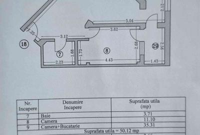 Apartament cu 2 camere în Nord - 8