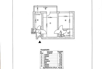 Apartament cu 2 camere decomandat în Muncii - 1