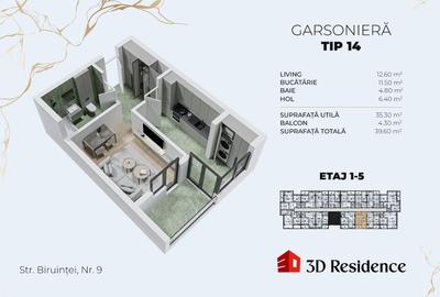 GARSONIERA DECOMANDTA | 39.7MP | ACCES METROU BERCENI | COMISION 0%!! GARSONIERA DECOMANDTA | 39.7MP | ACCES METROU BERCENI | COMISION 0%!! - 5