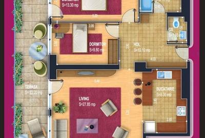 Apartament cu 3 camere decomandat în Dristor - 7