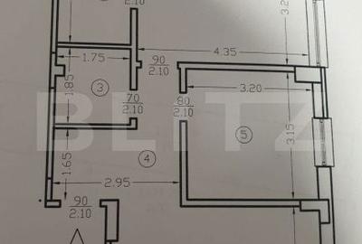 Apartament cu 3 camere decomandat în Baza 3