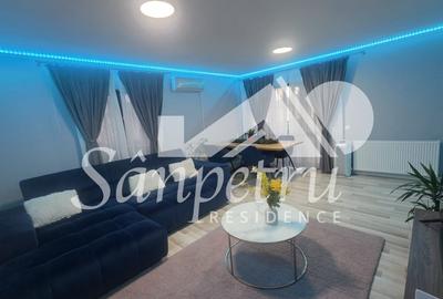 Apartament cu 3 camere decomandat, mobilat în Sânpetru