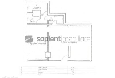 Spațiu comercial, de 61 mp, în Iosia