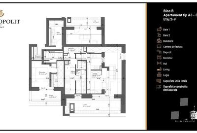 Apartament cu 3 camere în Valea Cetății