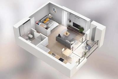 Studio modern cu logie | Avans de la 5.000 | Vivalia Lipovei - 10