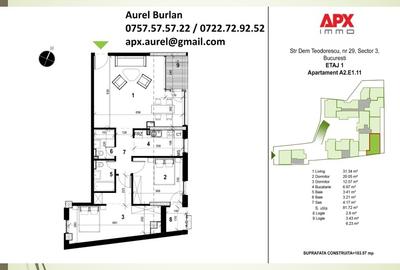 Apartament cu 5 camere decomandat în P-ța Alba Iulia - 4