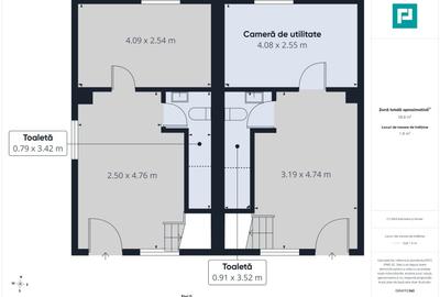 Duplex cu 6 camere cu Teren 180 Mp în Confecții - 26
