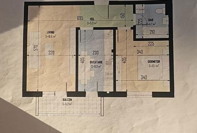 Apartament cu 2 camere în Central - 1