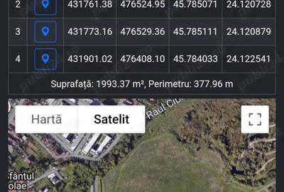 Teren de 2000 mp, în Central