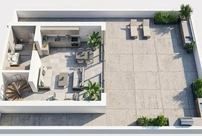 Penthouse cu 6 camere decomandat în Dorobanți - 1