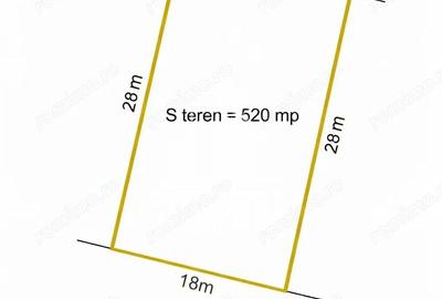 Teren de 520 mp, în Lipovei