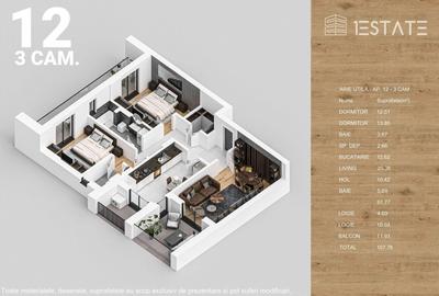 Trei camere, finalizat, pompa de caldura, panouri fotovoltaice, 108 mp - 2