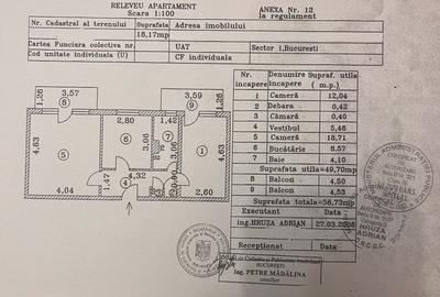 DE VANZARE, apartament 2 camere AVIATIEI,  59mp utili - 7