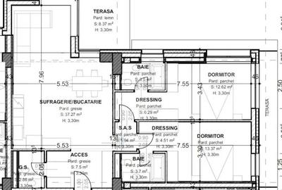 Apartament cu 3 camere decomandat în Central