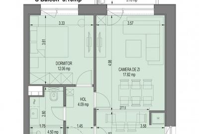 Apartament 2 camere de vanzare Nusco City Faza 2 | Mall Promenada | Metrou - 4