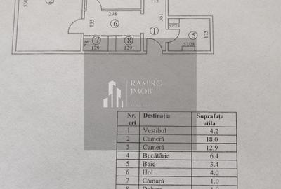 Apartament cu 2 camere decomandat în Theodor Pallady