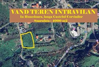 Vand teren intravilan 4000 m2 in Hunedoara, langa Castelul Corvinilor. - 1
