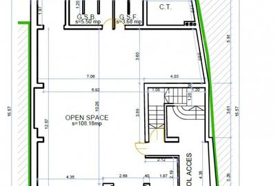 Spațiu comercial, de 167 mp, în Central