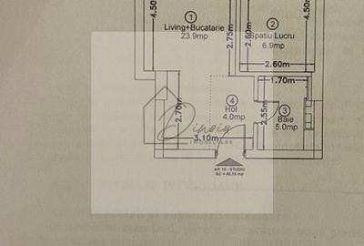 Apartament cu 2 camere semidecomandat în Central - 2
