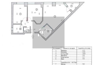 Apartament cu 3 camere în Nord - 3