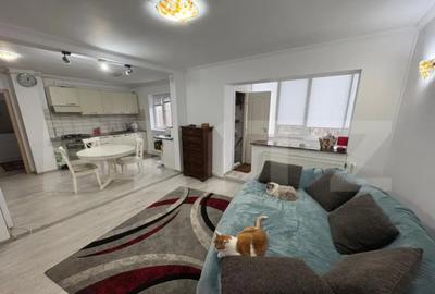 Apartament cu 4 camere semidecomandat, mobilat în Piața Centrală
