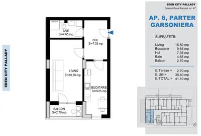 Garsonieră decomandată în Theodor Pallady - 2