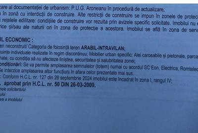 Teren intravilan de 652 mp, în Aroneanu - 14