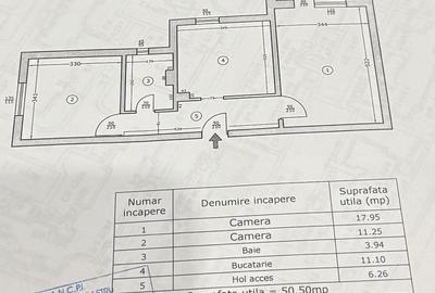 Apartament cu 2 camere în Nicolina