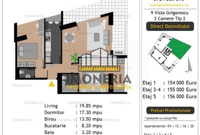 9 Vista Grigorescu - Direct Dezvoltator - 300 m metrou N. Grigorescu | 750 m IOR - 7