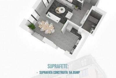 Apartament cu 2 Camere de vanzare in Nehoiu Ultracentral - 3