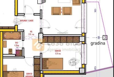 Pacurari - Proges, 3 camere premium, gradina, bloc finalizat, parcare inclusa - 5