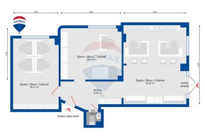 Spatiu comercial+ apartament, birouri, cabinete, vanzare, Rogerius - 10