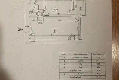 Vanzare apartament 2 camere sector3 Titan Edenia Codrii Neamtului - 5