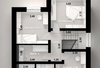 Casă individuală cu 4 camere cu Teren 600 Mp în Colonia Bod - 16