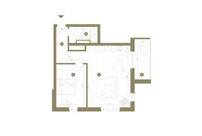 Apartament cu 2 camere în Central - 1