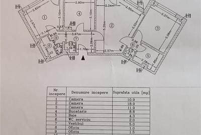Apartament cu 3 camere semidecomandat în Dristor - 10