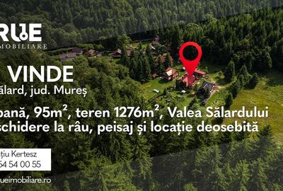 Cabană de vânzare, 95m? utili, teren 1276m?, Sălard! - 2