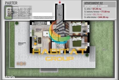Apartament cu 3 camere semidecomandat în Titan - 3