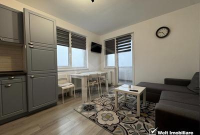 Apartament cu 3 camere semidecomandat, mobilat în Florești