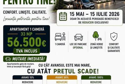 Garsonieră decomandată în Lunca Cetățuii - 3