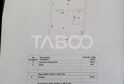 Garsonieră decomandată în Făgăraș