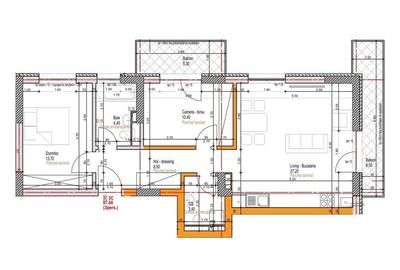 Apartament 3 Camere Open Space Sector 4 Grand Arena 79.4Mp - 1